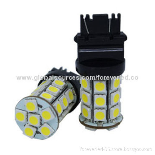 27-SMD-5050 3157 T25 Auto Car LED Light, Interior RV LED Lighting Wide Voltage of 12V DC